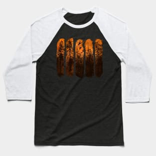 Fall Season - Pine October Trees Baseball T-Shirt